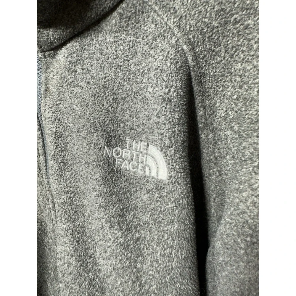 The North Face Men's Fleece Jacket Full Zip Size XL Gray
